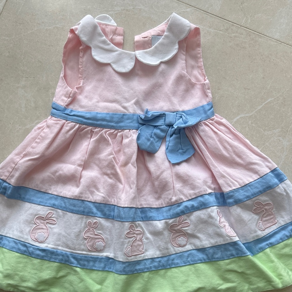 Maggie & Zoe Pink and Blue Easter Dress